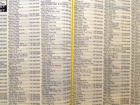 phone book to find phone numbers